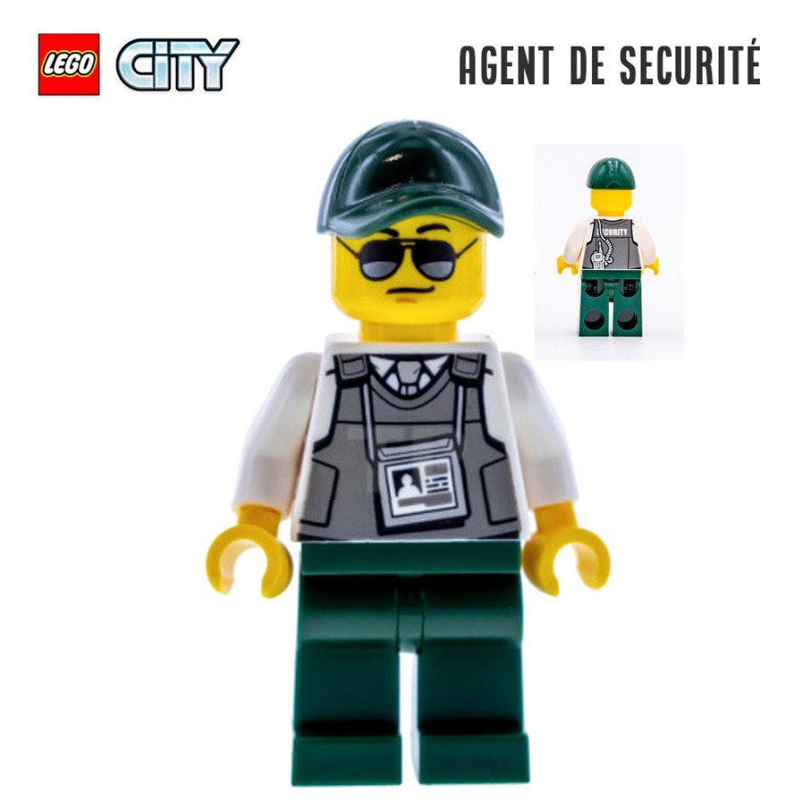 Minifigure LEGO® City - L'agent de sécurité