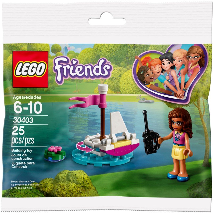 Le bateau télécommandé d'Olivia - Polybag LEGO® Friends 30403