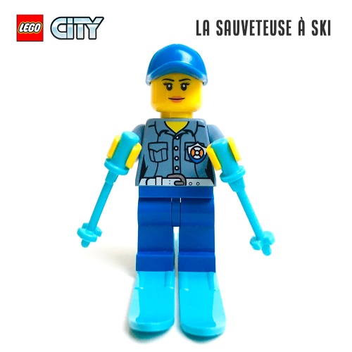Minifigure LEGO® City - La sauveteuse à ski