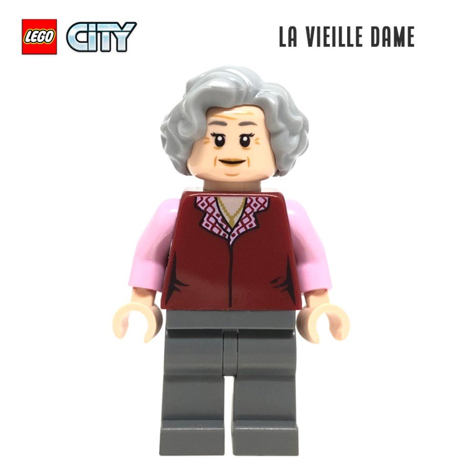 Minifigure LEGO® City - La vieille dame