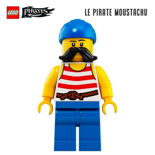 Minifigure LEGO® Pirates - Le pirate moustachu
