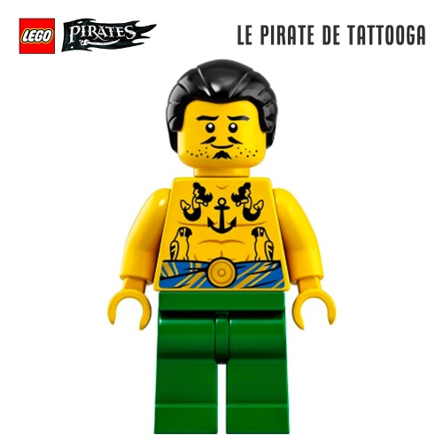Minifigure LEGO® Pirates - Le pirate de Tattooga