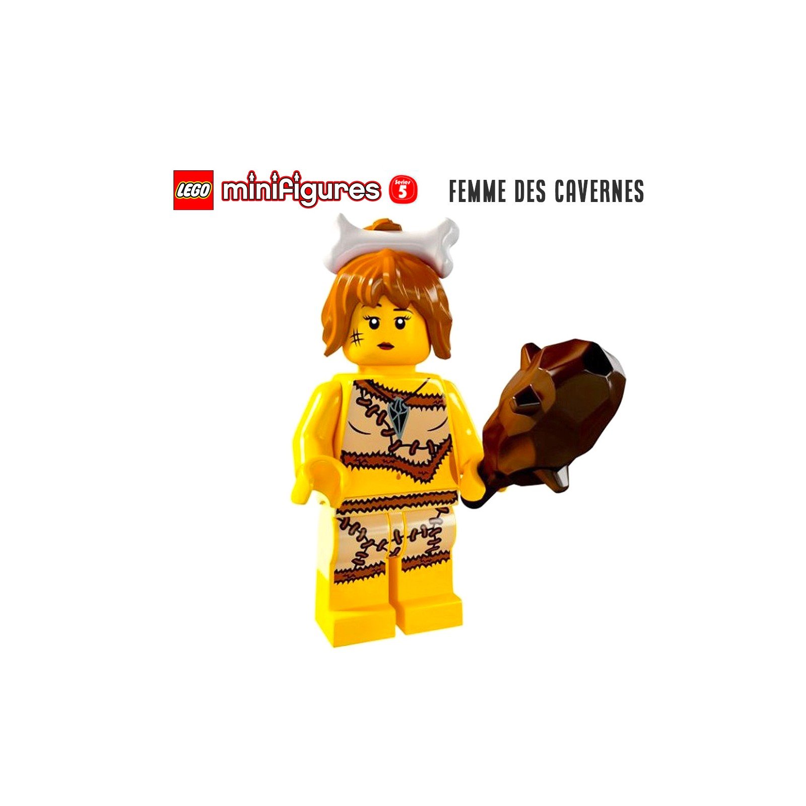 Minifigure LEGO® Série 5 - La femme des cavernes