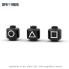 Lot de 3 têtes de minifigurines avec symboles - Pièces LEGO® customisées