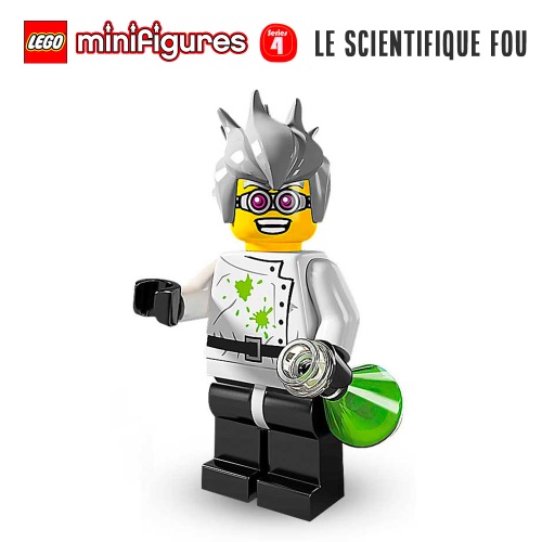 Minifigure LEGO® Série 4 - Le savant fou
