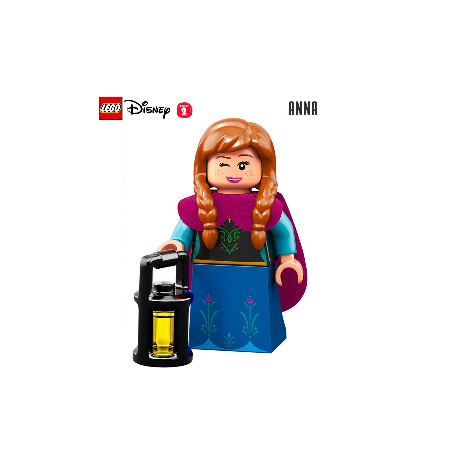 Minifigure LEGO® Disney - Anna (Reine des Neiges)