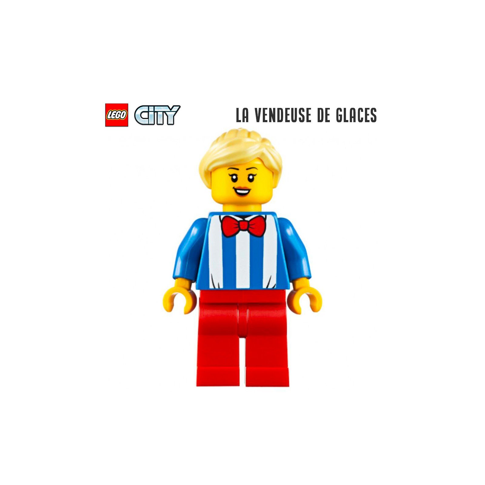 Minifigure LEGO® City - La vendeuse de glaces