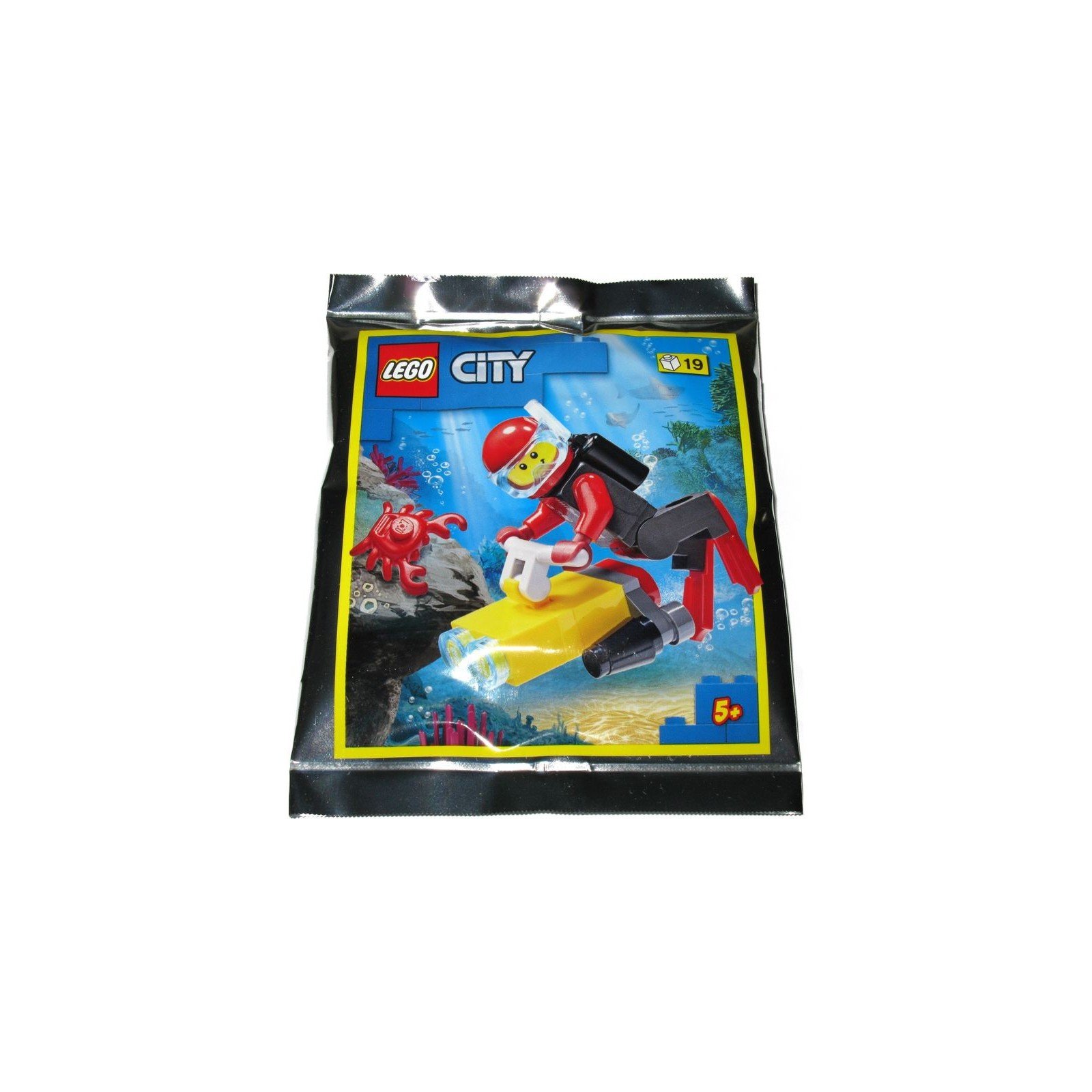 Le plongeur et le crabe - Polybag LEGO® City 952107