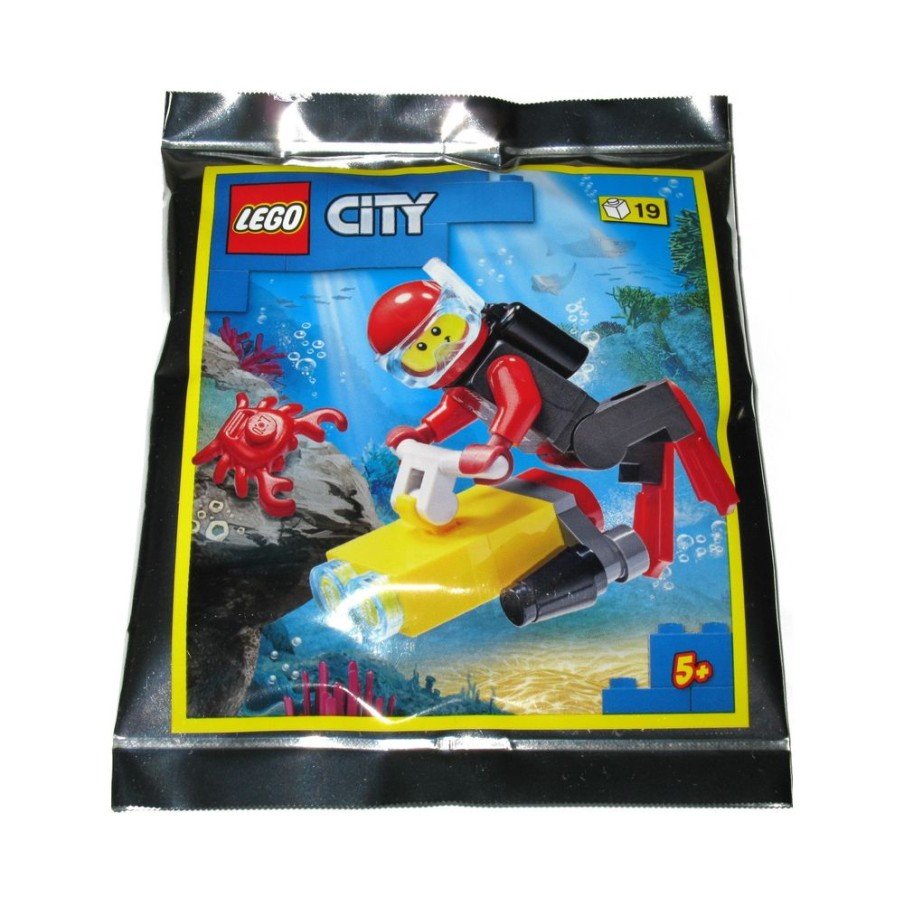Le plongeur et le crabe - Polybag LEGO® City 952107