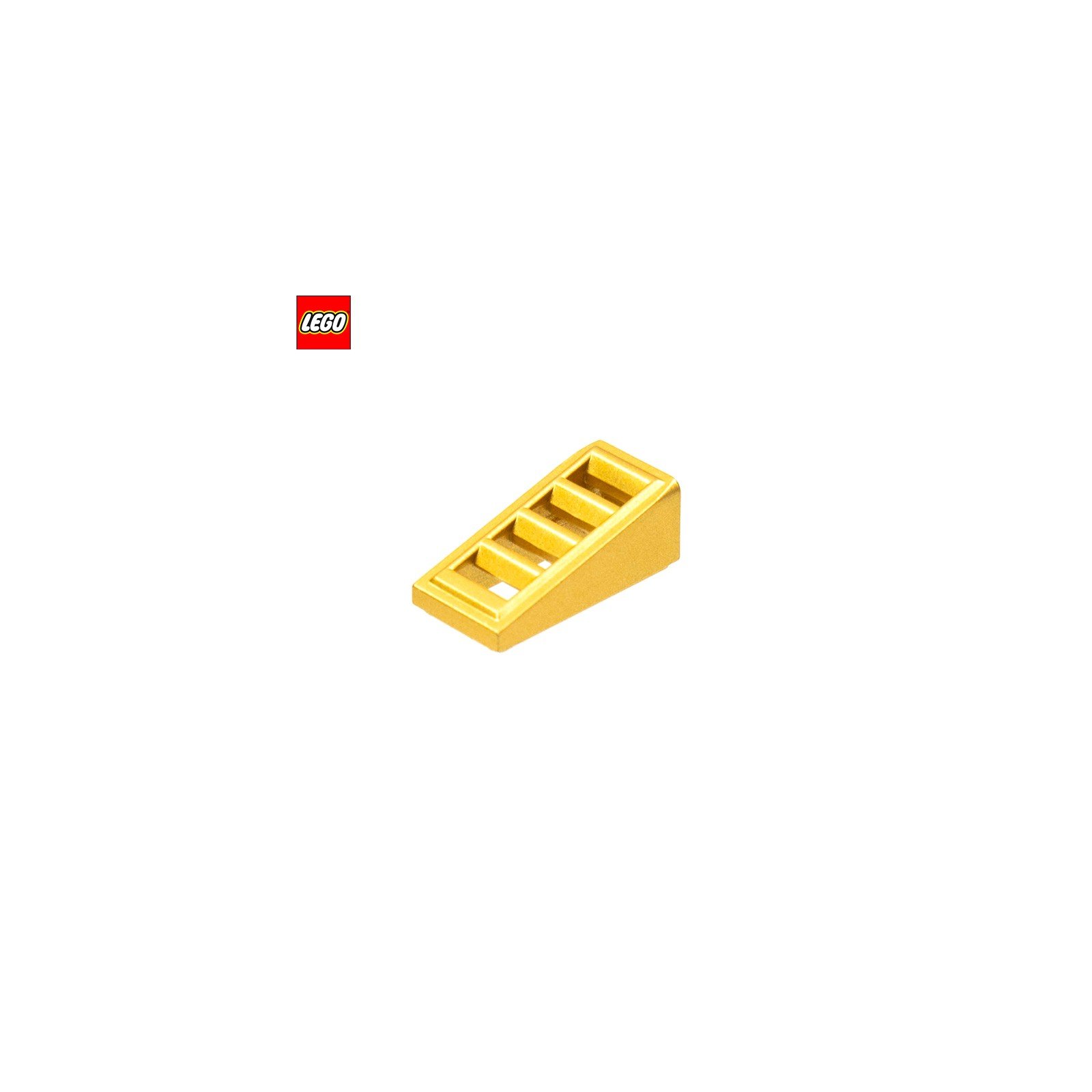 Tuile 1x2 Grille inclinée 18° - Pièce LEGO® 61409