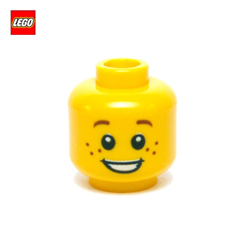 Tête de minifigurine enfant souriant - Pièce LEGO® 90787