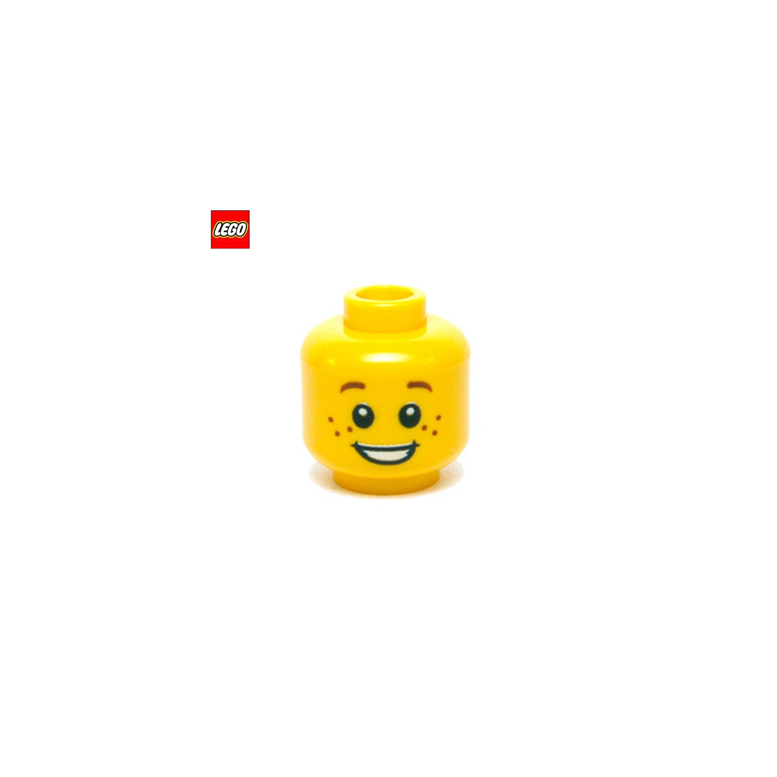 Tête de minifigurine enfant souriant - Pièce LEGO® 90787