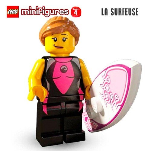 Minifigure LEGO® Série 4 - La surfeuse