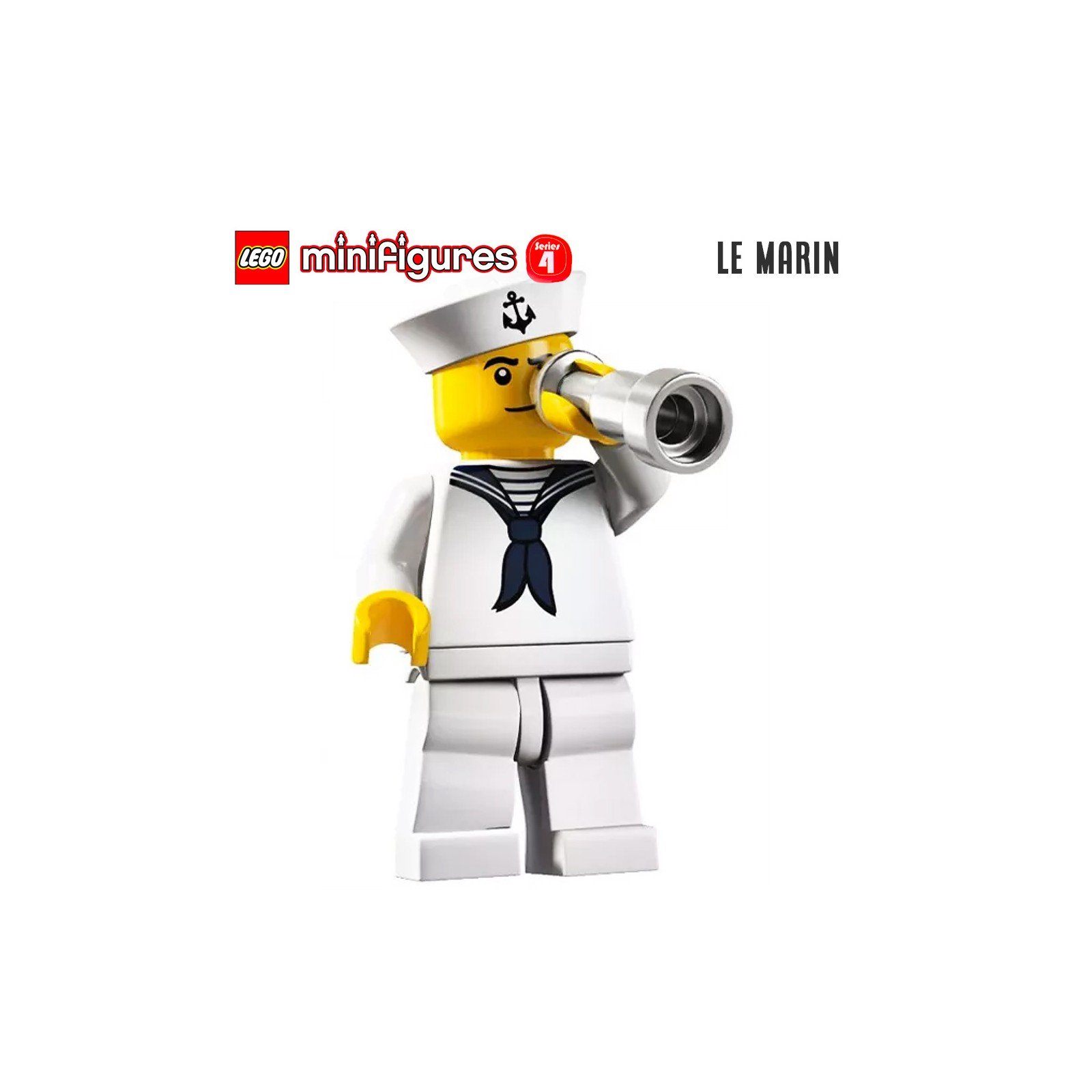 Minifigure LEGO® Série 4 - Le marin Minifigure LEGO® Série 4 - Le marin