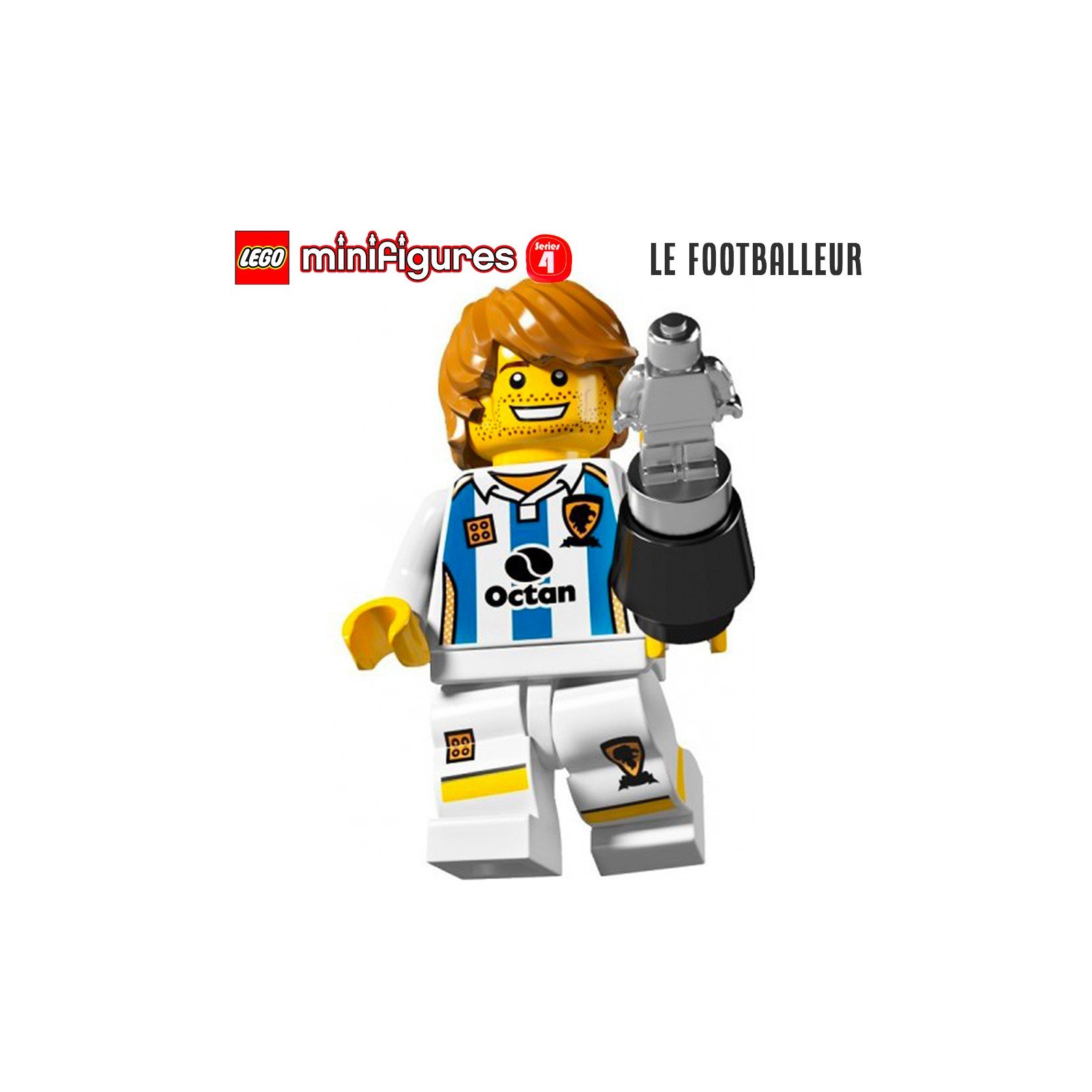 Minifigure LEGO® Série 4 - Le footballeur