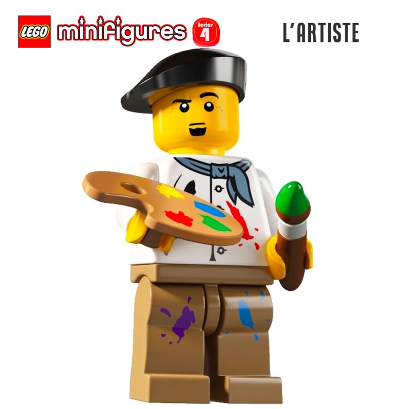 Minifigure LEGO® Série 4 - L'artiste