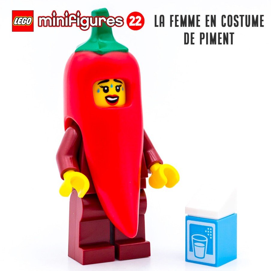 Minifigure LEGO® Série 18 - La fille goûter d'anniversaire - Super