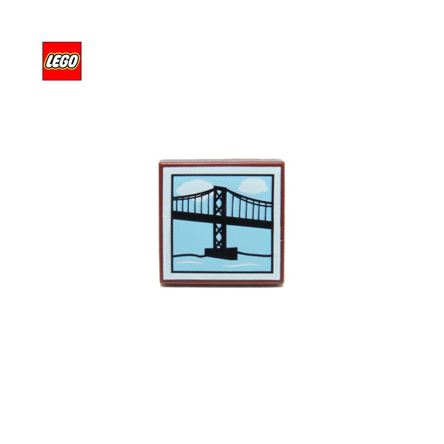 Tuile 2x2 cadre pont suspendu - Pièce LEGO® 23035