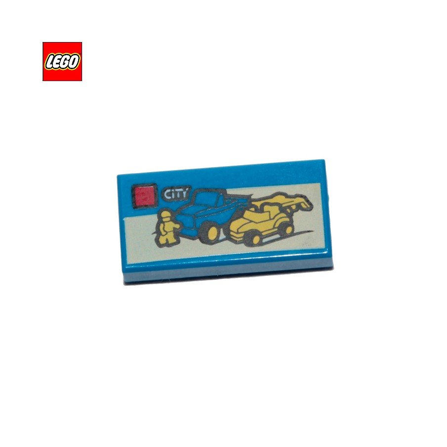 Tuile 1x2 boîte de LEGO® City - Pièce LEGO® 21906