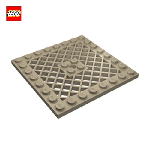 Plate 8x8 avec grille - Pièce LEGO® 4151b