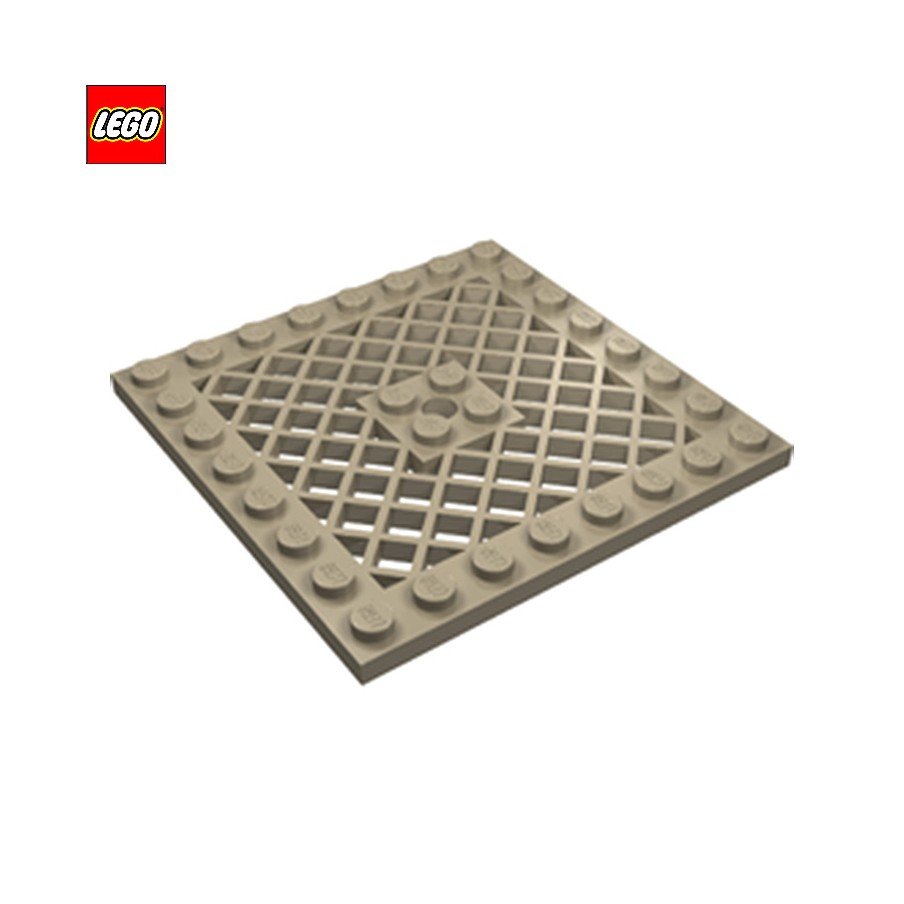 Plate 8x8 avec grille - Pièce LEGO® 4151b