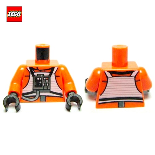 Torse (avec bras) pilote de la rébellion Star Wars - Pièce LEGO® 76382