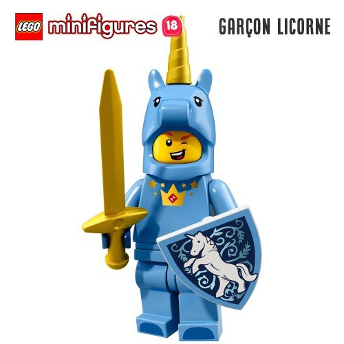 Minifigure LEGO® Série 18 - Le garçon Licorne