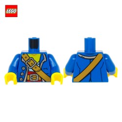 Torse (avec bras) pirate - Pièce LEGO® 76382