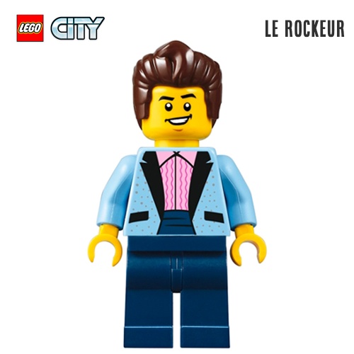 Minifigure LEGO® City - Le rockeur