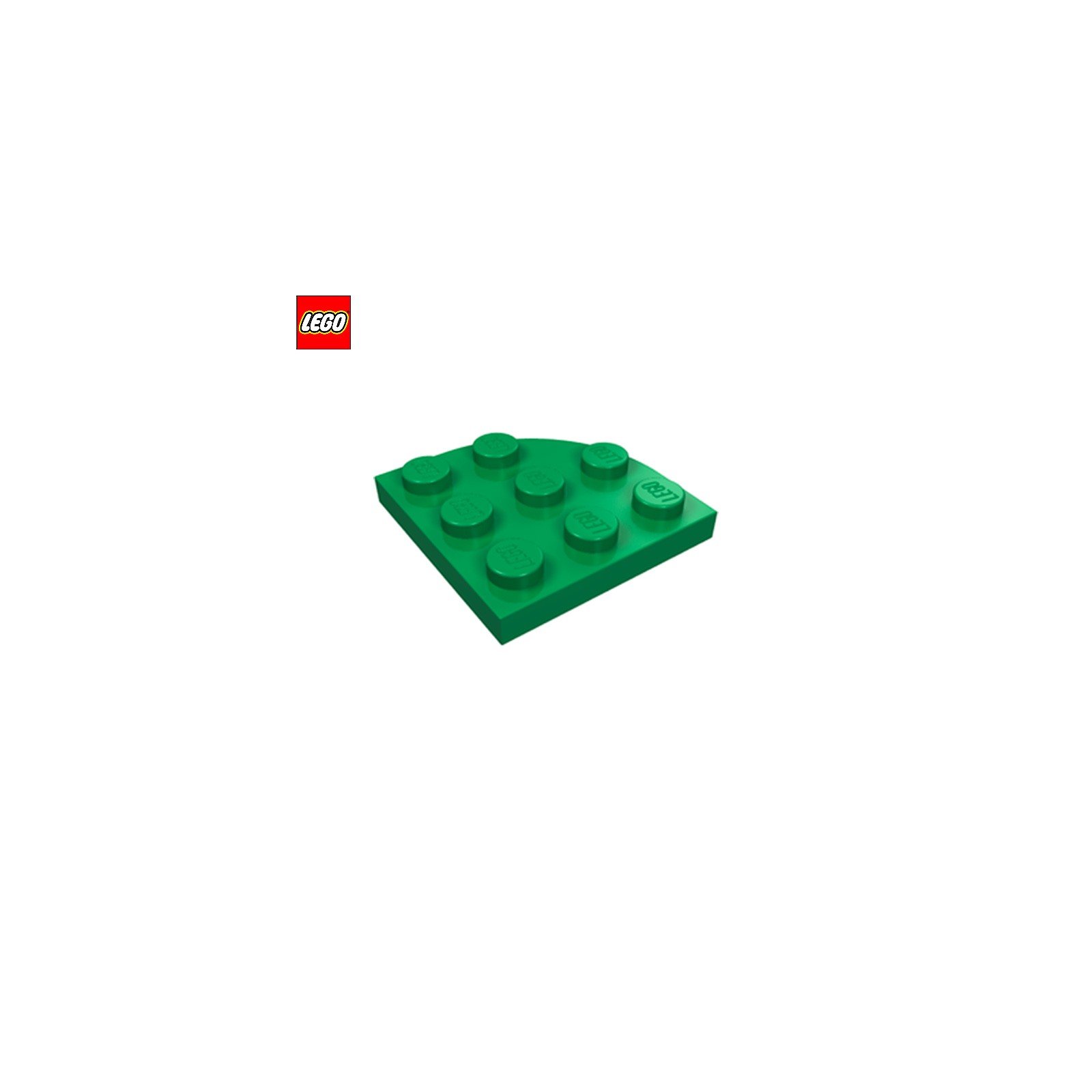 Plate 3x3 avec coin arrondi - Pièce LEGO® 30357