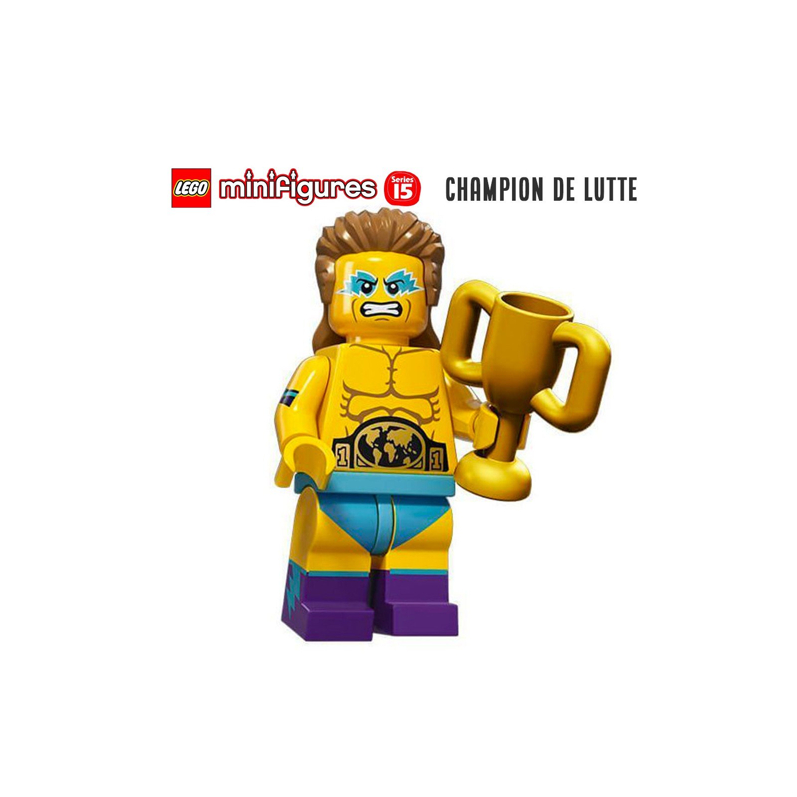 Minifigure LEGO® Série 15 - Le champion de lutte