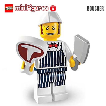 Minifigure LEGO® Série 6 - Le boucher