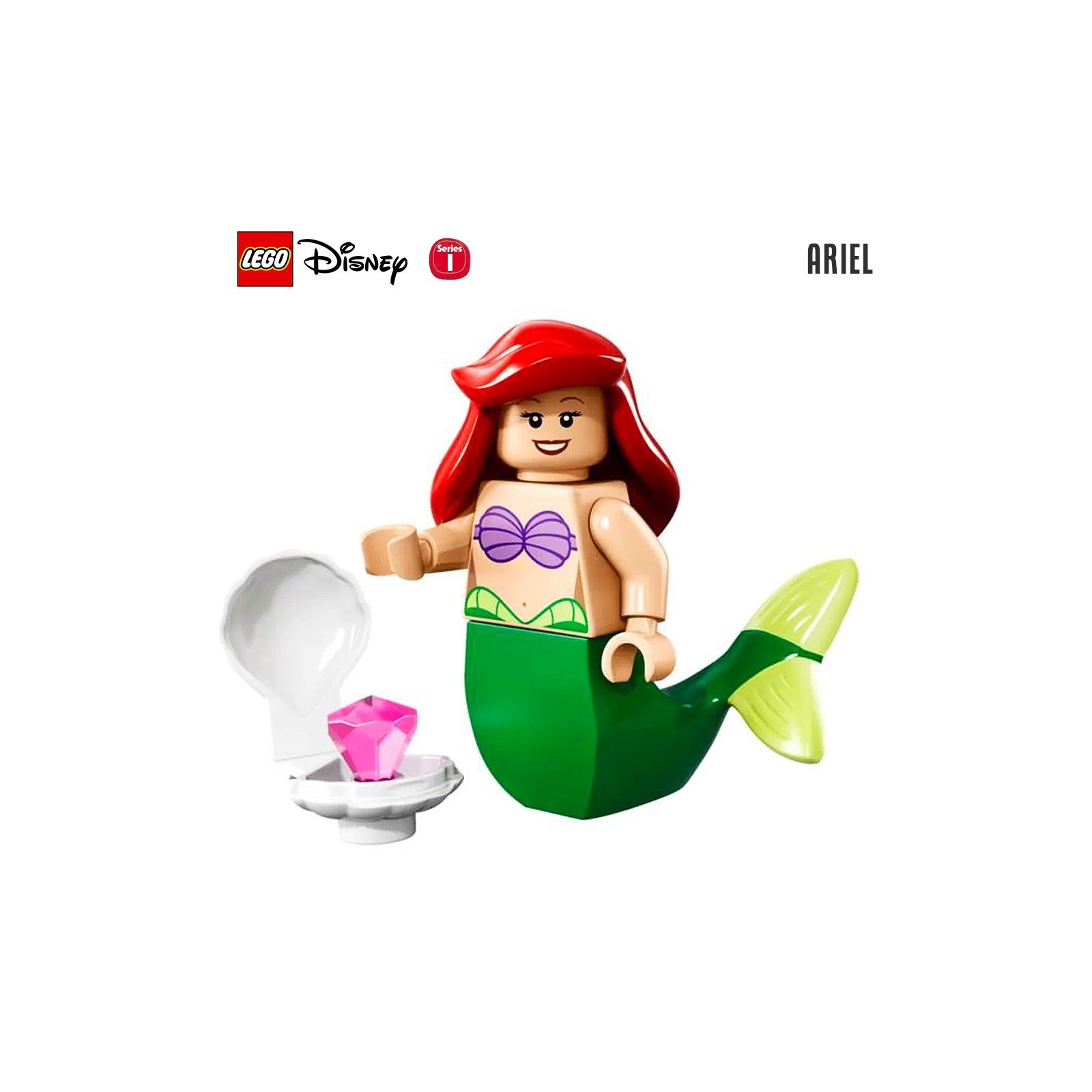 Minifigure LEGO® Disney - Ariel la petite sirène