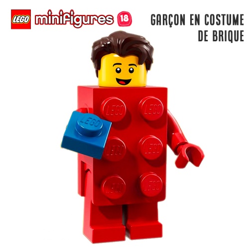 Minifigure LEGO® Série 18 - Le garçon en costume de brique