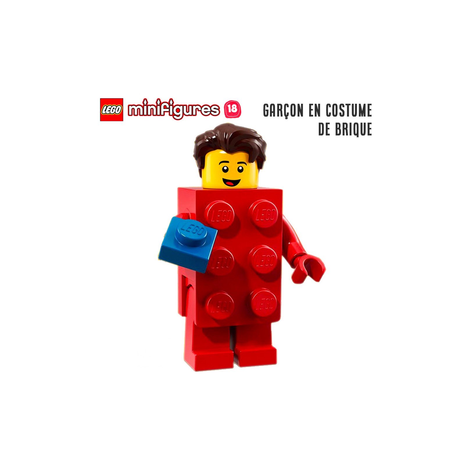 Minifigure LEGO® Série 18 - Le garçon en costume de brique