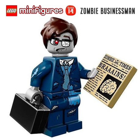 Minifigure LEGO® Série 14 - Zombie Businessman