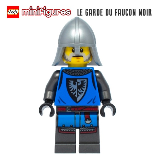 Minifigure LEGO® Médiéval - Le garde du Faucon Noir
