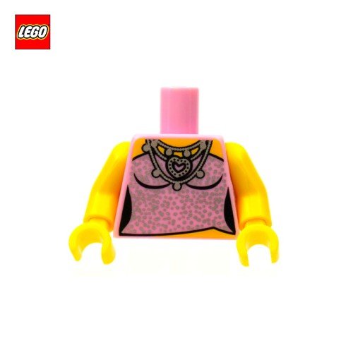 Torse (avec bras) femme avec haut rose - Pièce LEGO® 76382