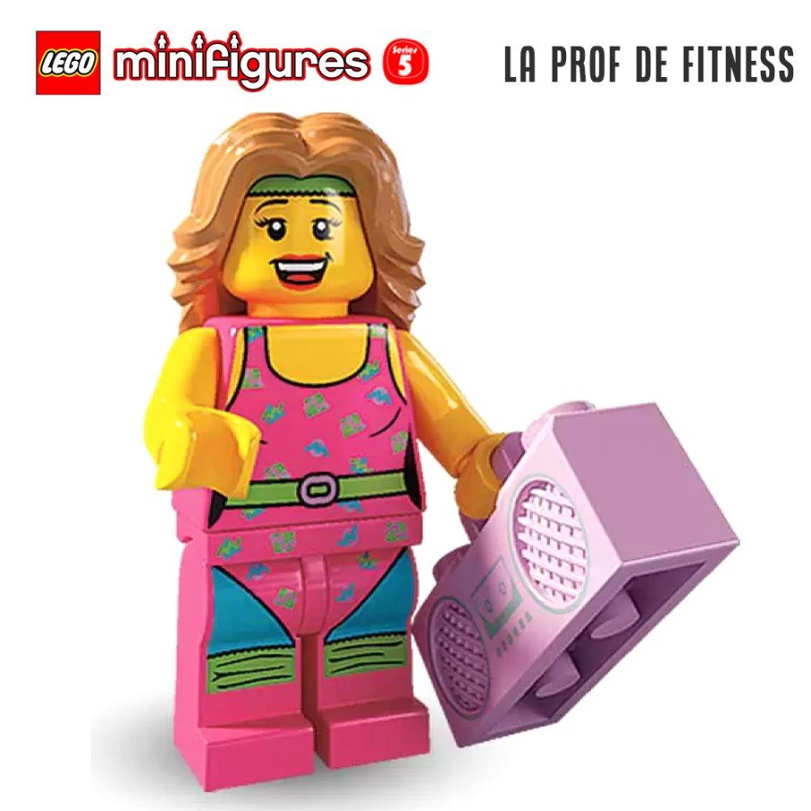 Minifigure LEGO® Série 5 - La prof de Fitness