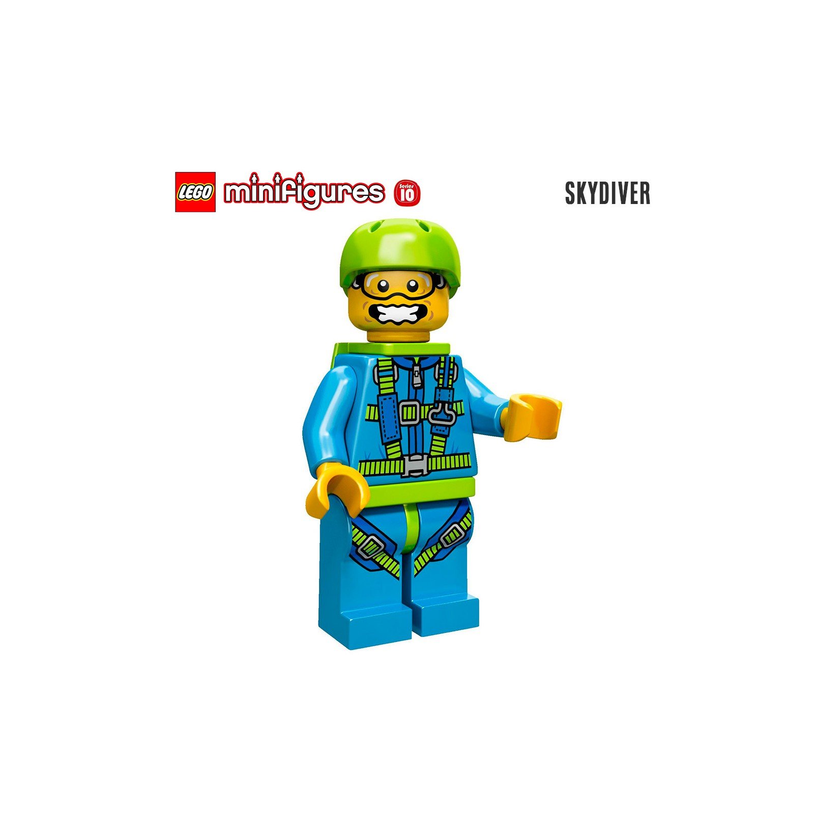 Minifigure LEGO® Série 10 - Skydiver