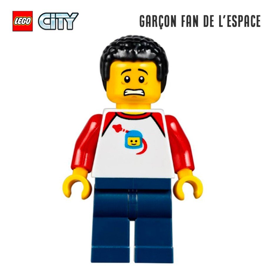 Minifigure LEGO® City - Le garçon fan de l'espace
