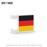 Drapeau Allemagne 2x2 avec clips - Pièce LEGO® customisée
