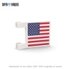 Drapeau USA 2x2 avec clips - Pièce LEGO® customisée
