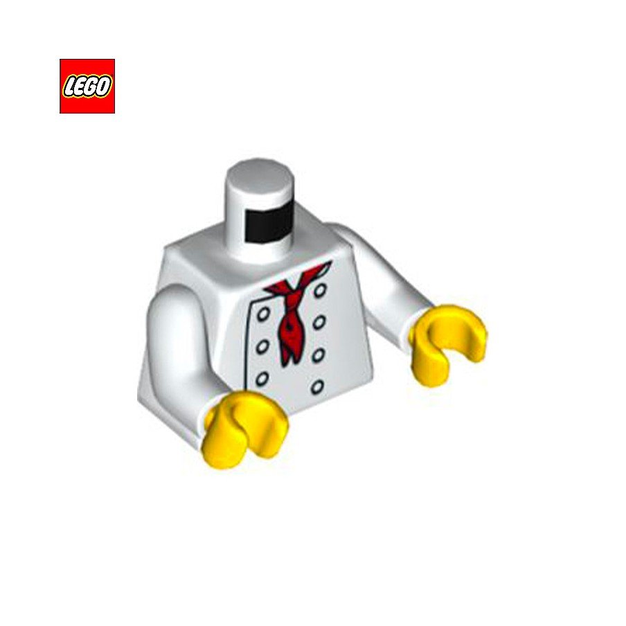 Torse (avec bras) cuistot - Pièce LEGO® 76382