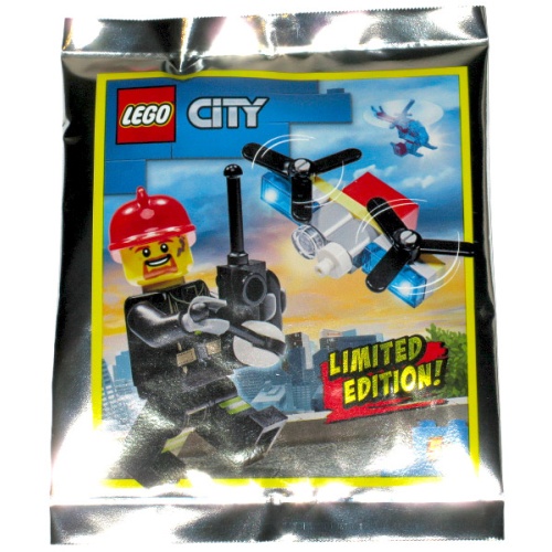 Le pompier et son drone (Edition limitée) - Polybag LEGO® City 952002