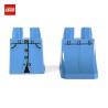 Jambes pour minifigurine Jupe/Robe en Jean - Pièce LEGO® 36036pr9996