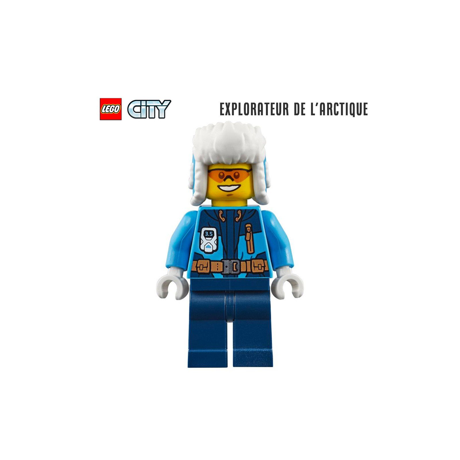 Minifigure LEGO® City - L'explorateur de l'Arctique