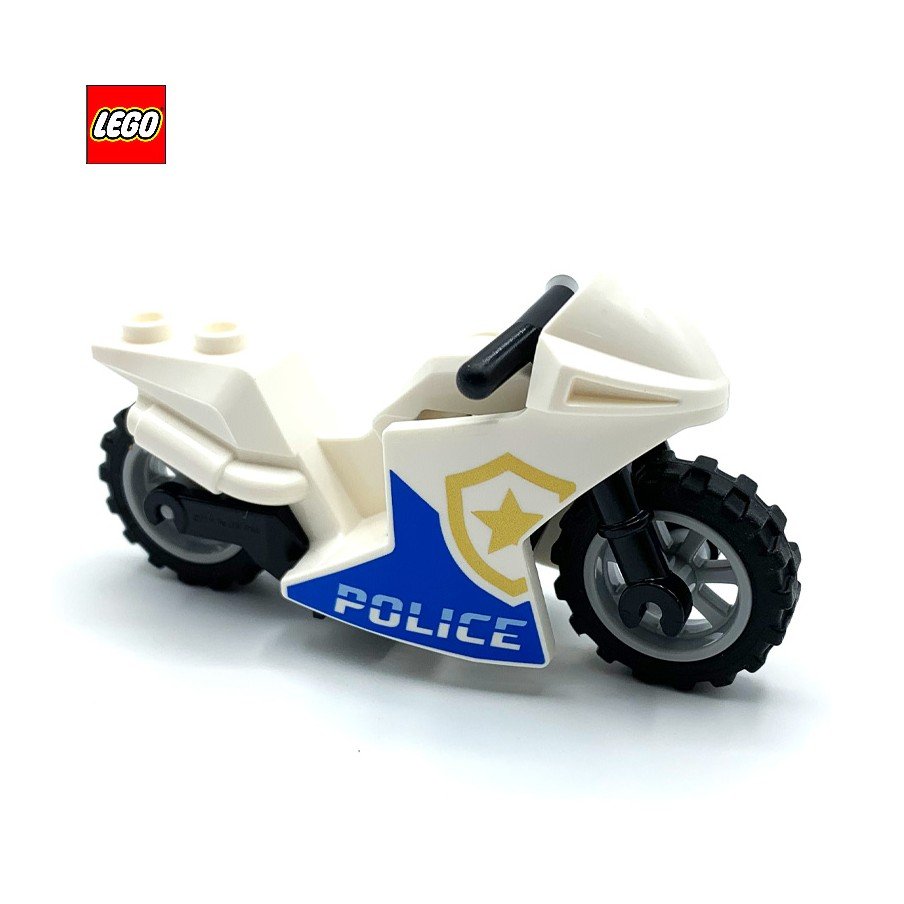 Moto de Police complète - Pièce LEGO® 18895
