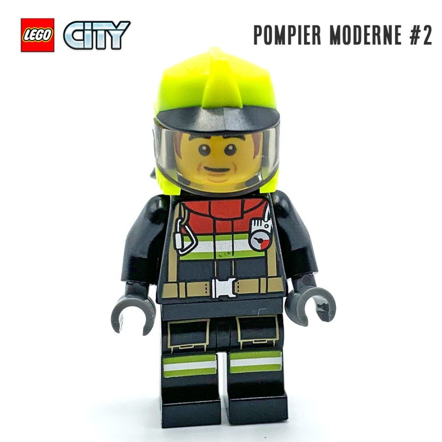 Minifigure LEGO® City - Le pompier moderne #2