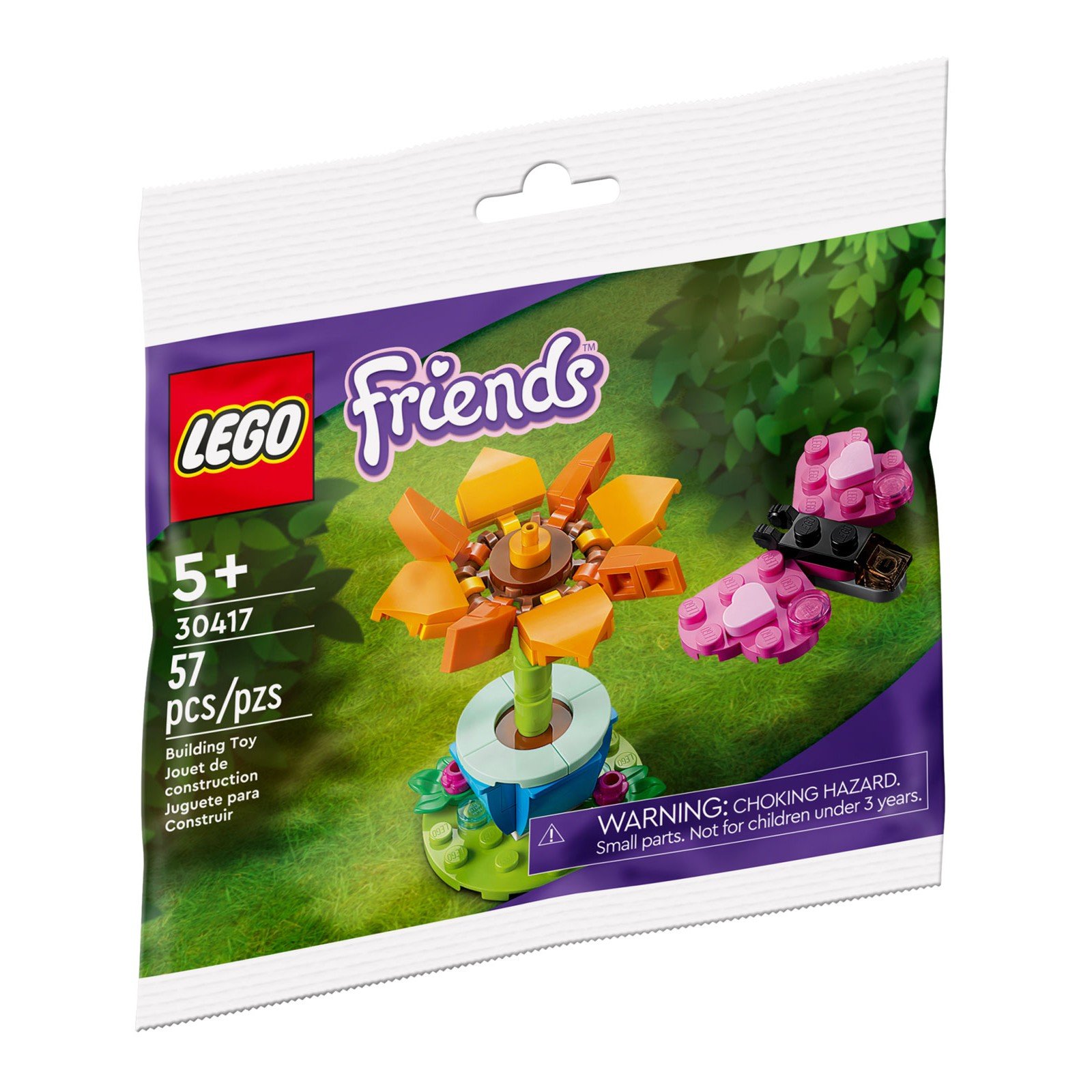 Le jardin fleuri et le papillon - Polybag LEGO® Friends 30417